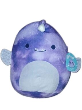 Squishmallows Purple Galaxy Narwhal Plush